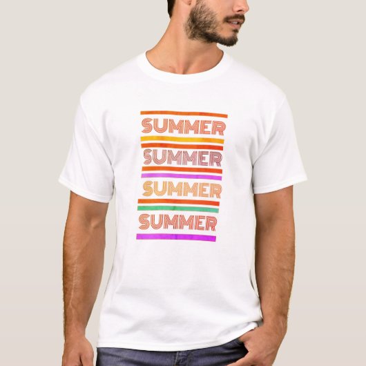 T-shirt 'Endless summer' (Voorkant)