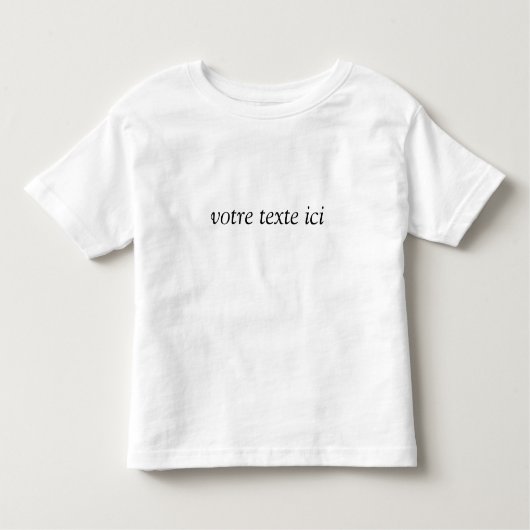 T-shirt enfant personnalisé (Voorkant)