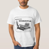 T-shirt - "Engineering - De kunst van de barbaar" (Voorkant)
