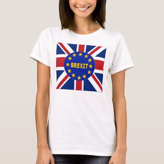 T-Shirt England Vlag EU Brexit (Voorkant)