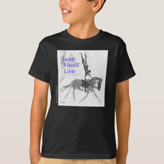 T Shirt - Equestrian Vaulting (Voorkant)