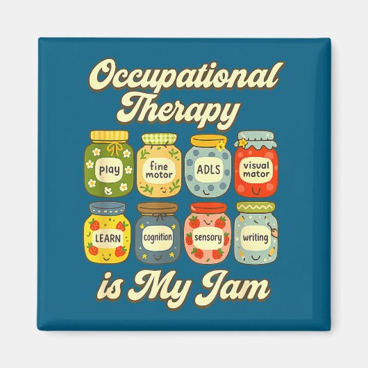 T-shirt Ergotherapie Jam Ot Potten Magneet (Voorkant)