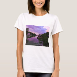 T-Shirt - Erie Canal op Sunset