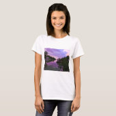 T-Shirt - Erie Canal op Sunset (Voorkant volledig)