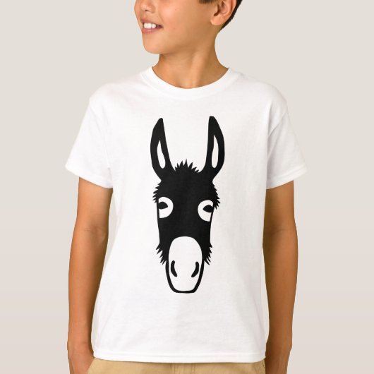 T-shirt esel donkey jackass burro (Voorkant)
