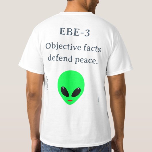 T-shirt — ET for peace (Achterkant)