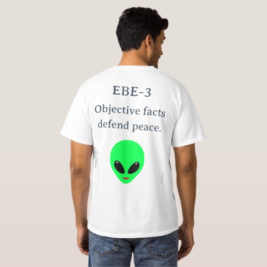 T-shirt — ET for peace (Achterkant volledig)