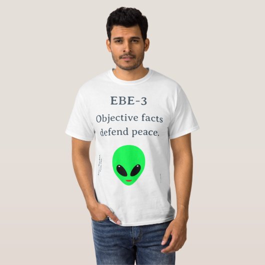 T-shirt — ET for peace (Voorkant volledig)