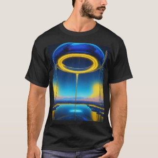 T-shirt"Etnische Woestijn Gedrukt T-shirt – Tradit