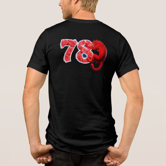 T-Shirt Evil Cat Rebellion78  (Achterkant)