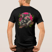 T-shirt Evil Koala D77 Donker Schattig Gothisch Di (Achterkant)