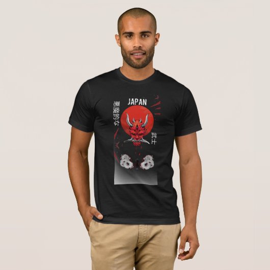 T-Shirt Evil Samurai  (Voorkant volledig)