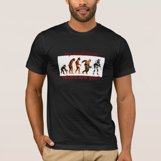 t-shirt, evolutie t-shirt (Voorkant)