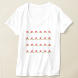 T-shirt: Exotische bloemen T-shirt
