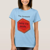 T-shirt - Familie is een Puzzle. (Voorkant)