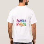T-shirt familie trots (Achterkant)