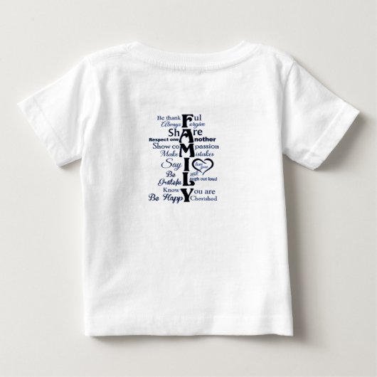 T-Shirt- familielijnen (Achterkant)