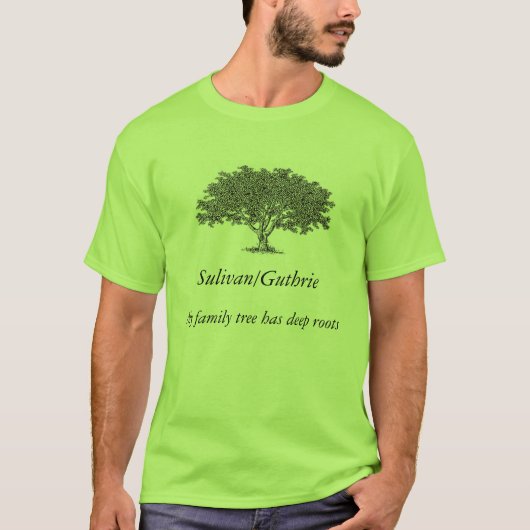 T-shirt - Family Tree heeft diepe wortels (Voorkant)
