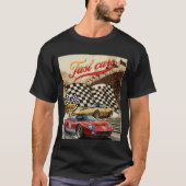 T-Shirt Fas Cars Racing Retro Graphic Tee for Car (Voorkant)