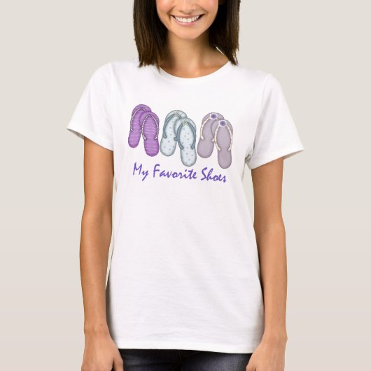 T-shirt Favoriete schoenen (Voorkant)
