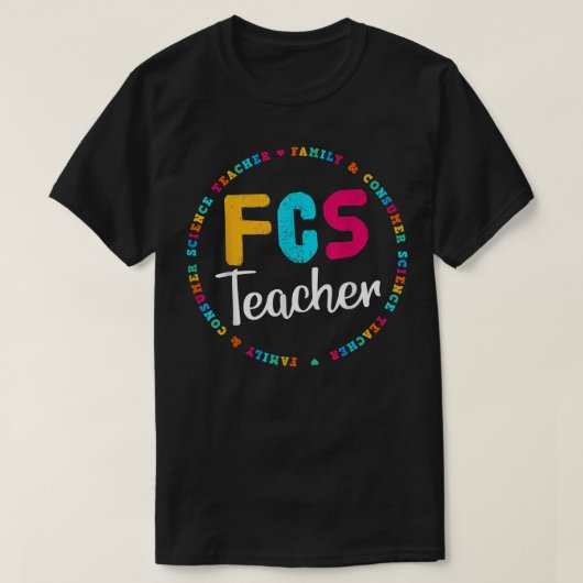T-shirt FCS-leraar - verkiesbare leraar - FACS-ler (Design voorkant)