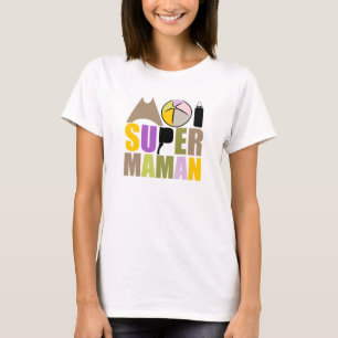 T-Shirt Femme - Logo Moi Super Mama Nature
