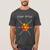 T-shirt - Fiber Artist (donker) (Voorkant)