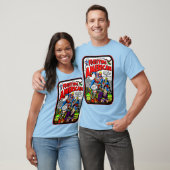 T-shirt 'Fighting American' jaren 50 (Unisex)