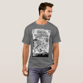 T-shirt 'Fighting American' jaren 50 (Voorkant volledig)