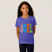 T-shirt fijn tricot paarse NOEL Design (Voorkant volledig)