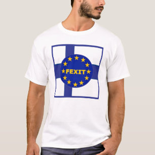 T-Shirt Finland Vlag EU-vlag