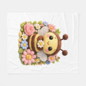 T-Shirt Fleece Deken (Voorkant (Horizontaal))