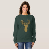 T-Shirt Floral Antlers (Voorkant volledig)