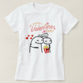 T-shirt Flork meme happy valentine's day (Design voorkant)