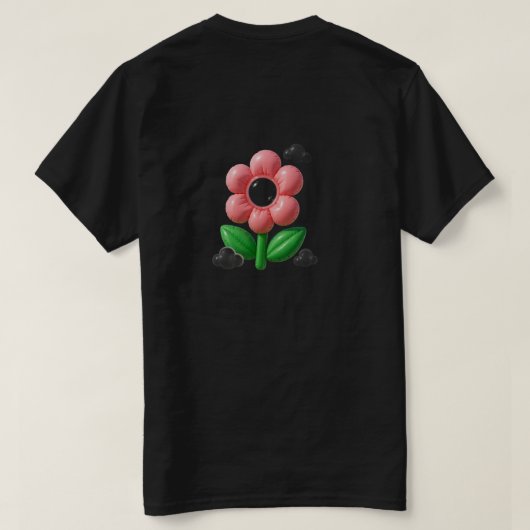 T-shirt Flower Plastique (Design achterkant)