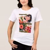 T-shirt Flowers & Smiles (Voorkant)