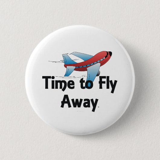 T-SHIRT Fly Away Ronde Button 5,7 Cm (Voorkant)