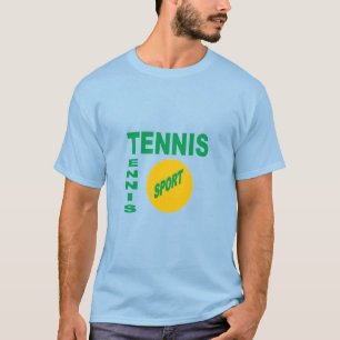 T-shirt foncé bleu DESIGN TENNIS SPORT