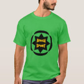 T-shirt foncé vert trèfle SOLEIL AFRICA SPORT (Voorkant)