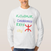 T-Shirt for Amazigh symbol amazighi Casablanca Cit (Voorkant)