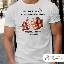 T-shirt for dad,  daddy's team, father's day