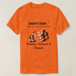 T-shirt for dad, daddy's team, father's day