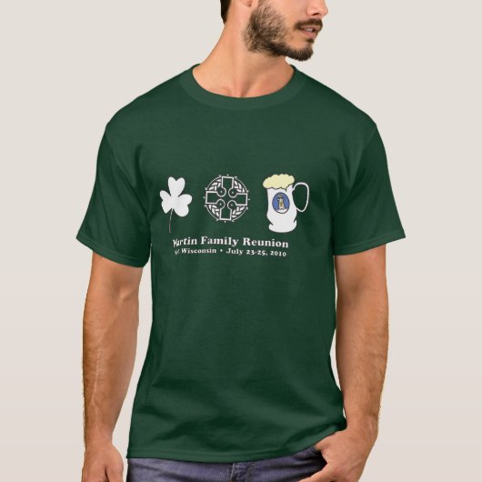 T-Shirt - Forest Green (Voorkant)