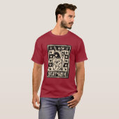 T-shirt fotocoyote sterren (Voorkant volledig)