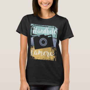 T-shirt fotograaf -  camera met retro