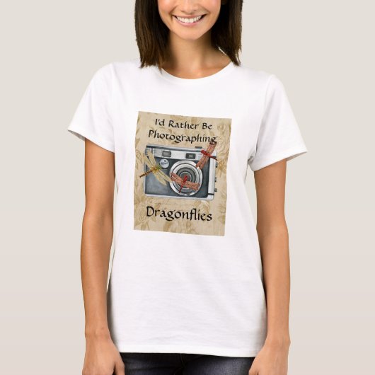 T-shirt fotograferen van libellen (Voorkant)