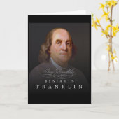 T-shirt 'Founding Father Ben Benjamin Franklin 4 j Kaart (Gele Bloem)