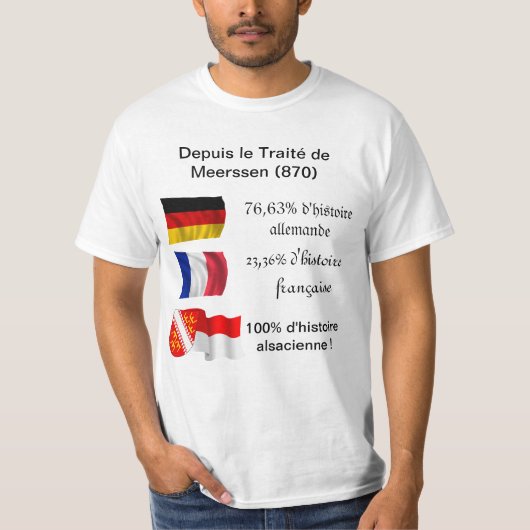 T-Shirt Franco-Duits-Alsacien (Voorkant)
