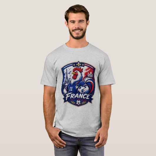 T-shirt Frankrijk  (Voorkant volledig)
