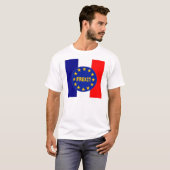 T-Shirt Franse vlag EU Frexit (Voorkant volledig)